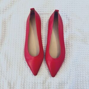 Everlane 40 Hour Flat - Tulip (Deep Pink) - Sz 9